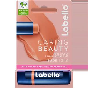 بالم لب مراقبت از پوست و آرایشی لابلو دوکاره نود 4.8 گرمی Labello Caring Beauty Nude