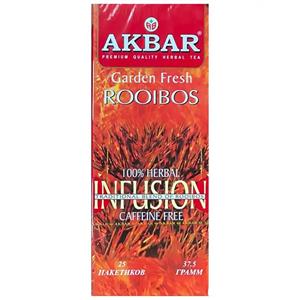 دمنوش چای رویبوس اکبر 25 عددی Akbar Rooibos Herbal Tea