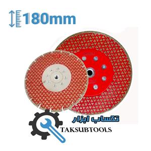 دیسک الکتروپلیت فلز ایگیلی سایز 180 : فلنج‌دار (EGELI)