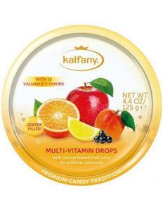 آبنبات کالفانی مولتی ویتامین 125 گرمی Kalfany Multi-Vitamin Drops Candies