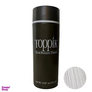 پودر پرپشت کننده مو تاپیک مدل FIBER وزن 25 گرم رنگ سفید