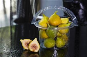 سطل یکبار مصرف شفاف دو دسته ۱۰۰۰سی سی،کارتن300عددی