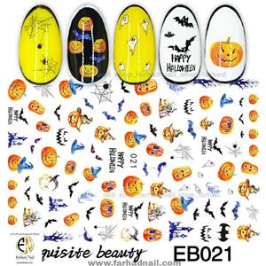استیکر روسی طراحی ناخن B021