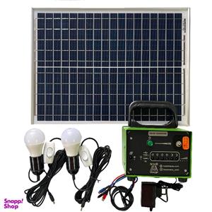 پکیج خورشیدی قابل حمل مدل N7SLA20 ظرفیت 80 وات ساعت