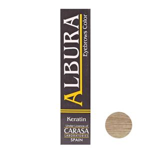 رنگ ابرو آلبورا مدل carasa شماره 10 حجم 15 میلی لیتر رنگ پلاتینه