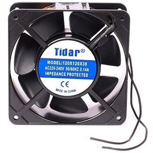 فن رک 220 ولت بلبرینگی سایز 12×12 مدل (Tidar)
