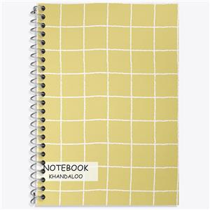 دفتر لغت 50 برگ خندالو طرح پترن فانتزی کد N453