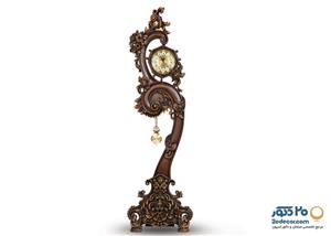 ساعت ایستاده مدل پیچکی تولیدی قنبری