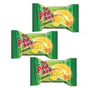 کیک مغزدار پوپکیک لیمویی اتی - 60 گرم بسته 3 عددی