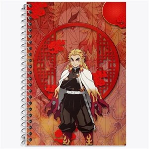 دفتر لغت 50 برگ خندالو طرح انیمه شیطان کش (Demon Slayer) کد F2504
