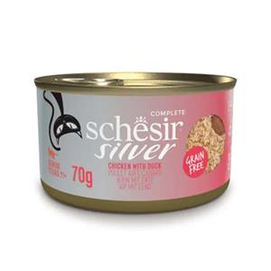 کنسرو گربه شسیر مدل پته طعم مرغ و اردک وزن 70 گرم