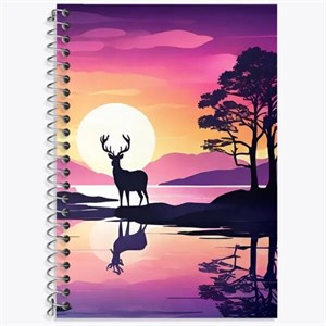 دفتر لغت 50 برگ خندالو طرح غروب کد F329