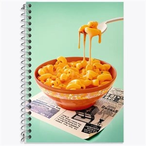 دفتر لغت 50 برگ خندالو طرح پاستا (Pasta) کد F553
