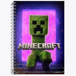 دفتر لغت 50 برگ خندالو طرح بازی ماینکرافت (Minecraft) کد 36984
