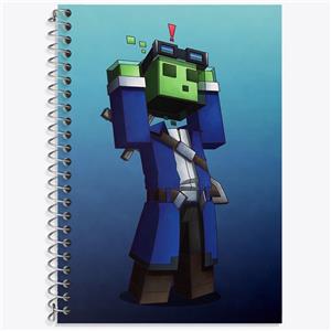 دفتر لغت 50 برگ خندالو طرح بازی ماینکرافت (Minecraft) کد 36984