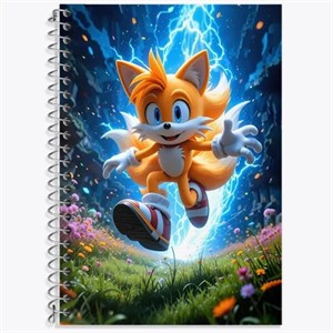 دفتر لغت 50 برگ خندالو طرح سونیک (Sonic) کد 37039