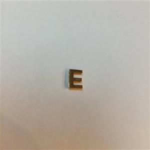 پلاک طلا اسپورت زنانه مردانه طرح E کد 016