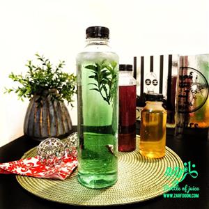 بطری پلاستیکی پت PET  فانتزی استوانه ای یک لیتری 120 عددی