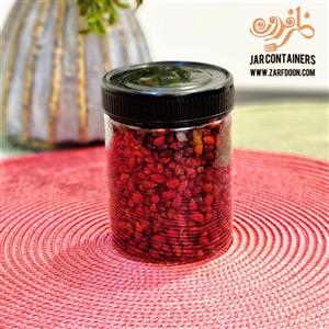 جار پلاستیکی پت PET استوانه ای 350 سی سی 200 عددی کد 20852