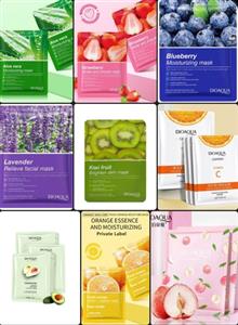 ماسک صورت ورقه ای مدل mix 20 بیوآکوا پک 20 عددی