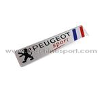 آرم و لوگو پژو اسپرت با طرح پرچم فرانسه PEUGEOT sport