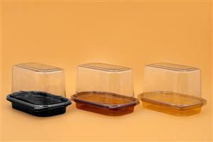 ظرف یکبار مصرف کاپ کیک مستطیل 250 عددی