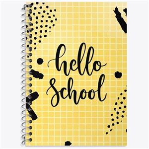 دفتر لغت 50 برگ خندالو طرح Hello School کد N280