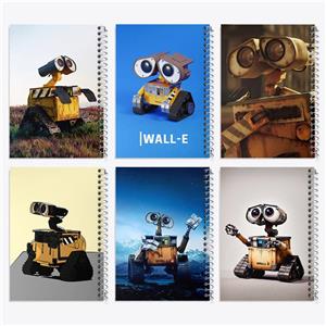 دفتر مشق 100 برگ خندالو طرح وال ای (Wall-E) کد 953 مجموعه 6 عددی
