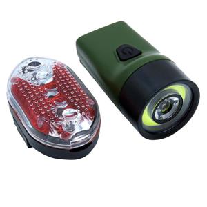 چراغ جلو و عقب دوچرخه کیاکو کد 1501 -