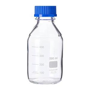 بطری آزمایشگاهی مدل درب پیچدار ظرفیت 500 میلی لیتر