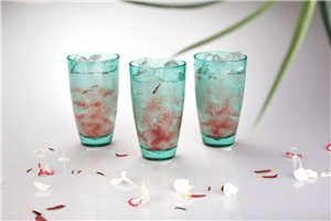 لیوان شربت خوری طرح آلپی رنگی