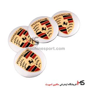 آرم کاپ رینگ طرح پورشه Porsche نقره ای