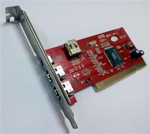 کارت PCI کپچر 1394 فایروایر 400 چیپ (VIA) 