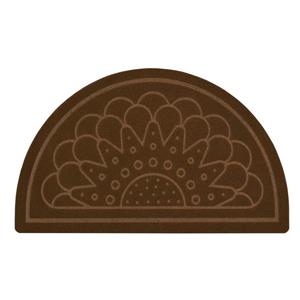 پادری مخمل پشت ترمز اکونومی نیم دایره مدل آفتابگردان سایز 73×43 سانتیمتر