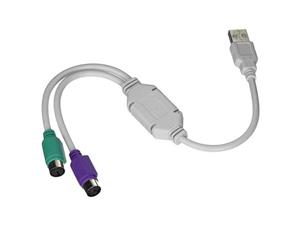 تبدیل USB به PS2 دو پورت (موس و کیبورد) 