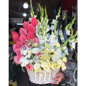 سبد گل تسلیت چهلم e115