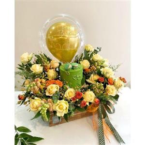 باکس گل برای تولد پدر 3354