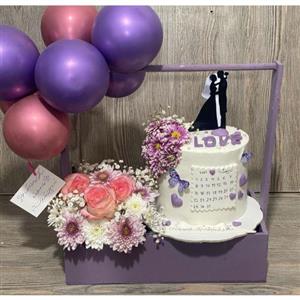 باکس گل برای تولد عشقم 3392