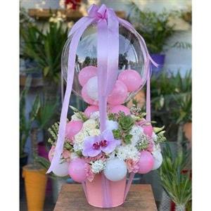 گل و بادکنک برای تولد نوزاد بیمارستان 8153