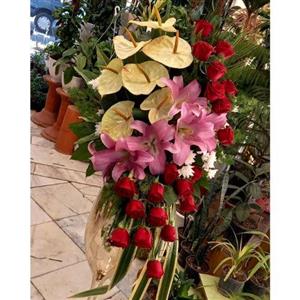 جام گل تبریک تولد نوزاد 9199