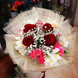 دسته گل بله برون2015