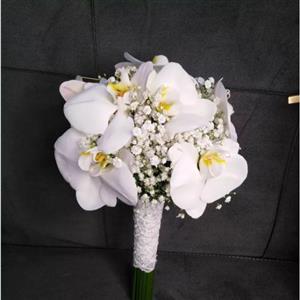 دسته گل نامزدی ساده و شیک2348