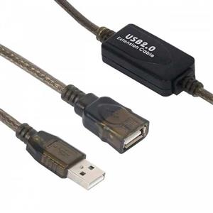 کابل افزایش طول USB2.0 برد دار گلد اسکار 10 متر 