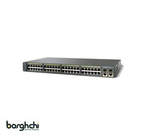 سوئیچ شبکه 48 پورت سیسکو مدل WS-C2960-48TC-L Cisco WS C2960 48TC L