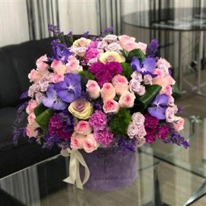 سبد گل برای کادو به زن 3301