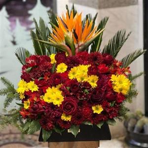 سبد گل طبیعی برای زن 3291