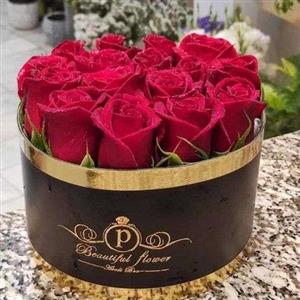 سبد گل رز سرخ a412