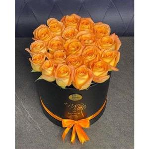 سبد گل رز زرد a979
