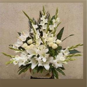 سبد گل برای سر مزار عشق e256