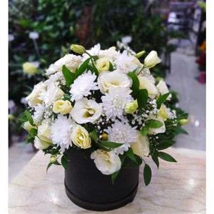 سبد گل برای سر مزار پدر e217